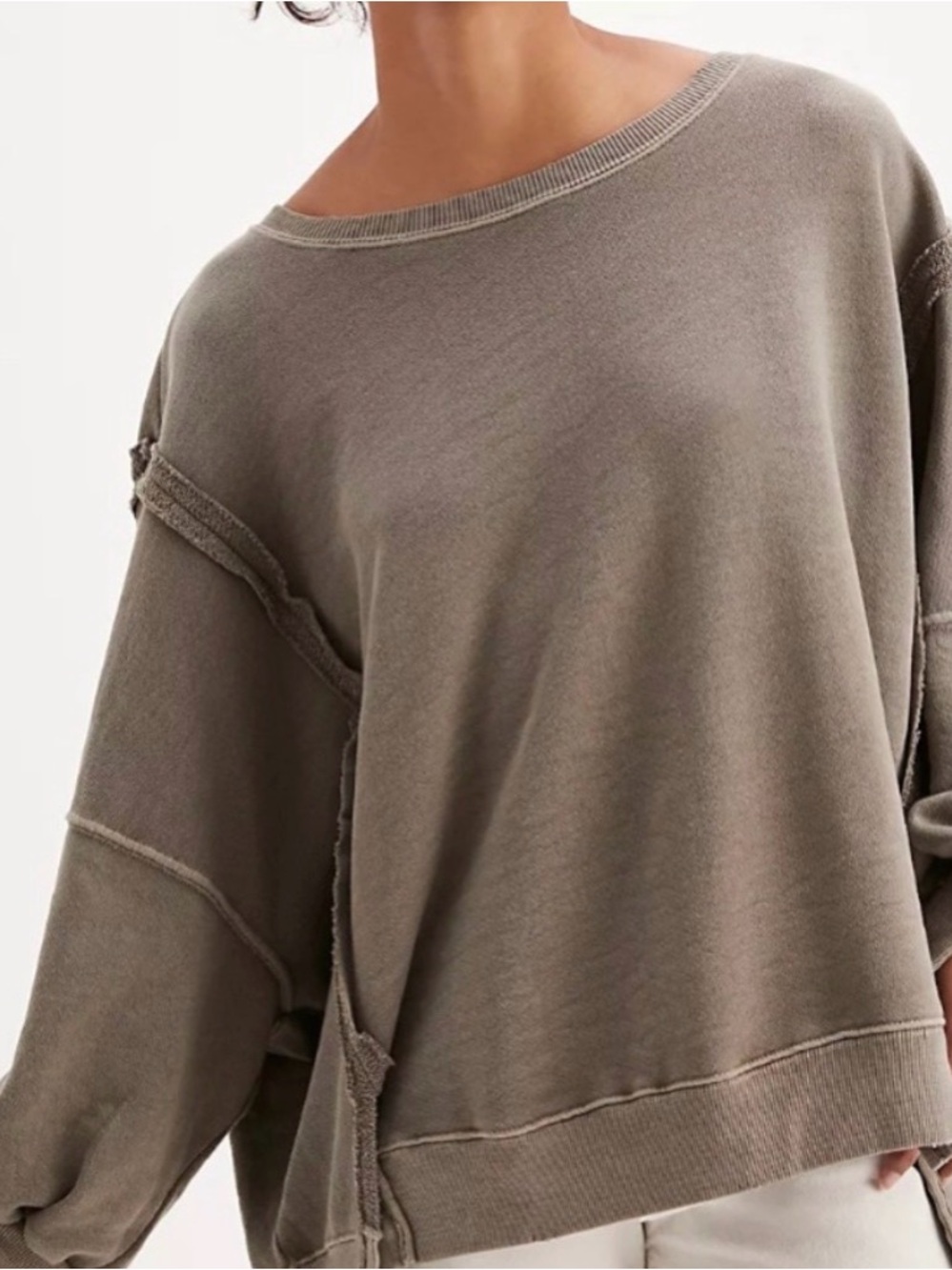 We The Free Camden Sweatshirt Dolphin Gray - XS